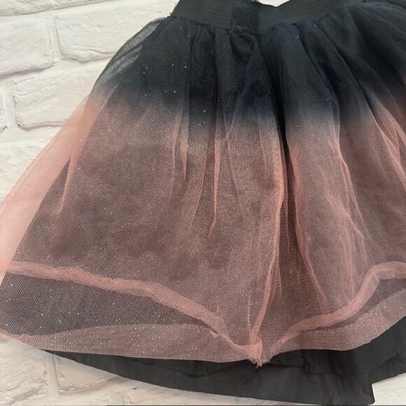 Toddler Girls 2-3 Years Black Orange Tulle Knee Length Skirt Halloween Party - Picture 5 of 8